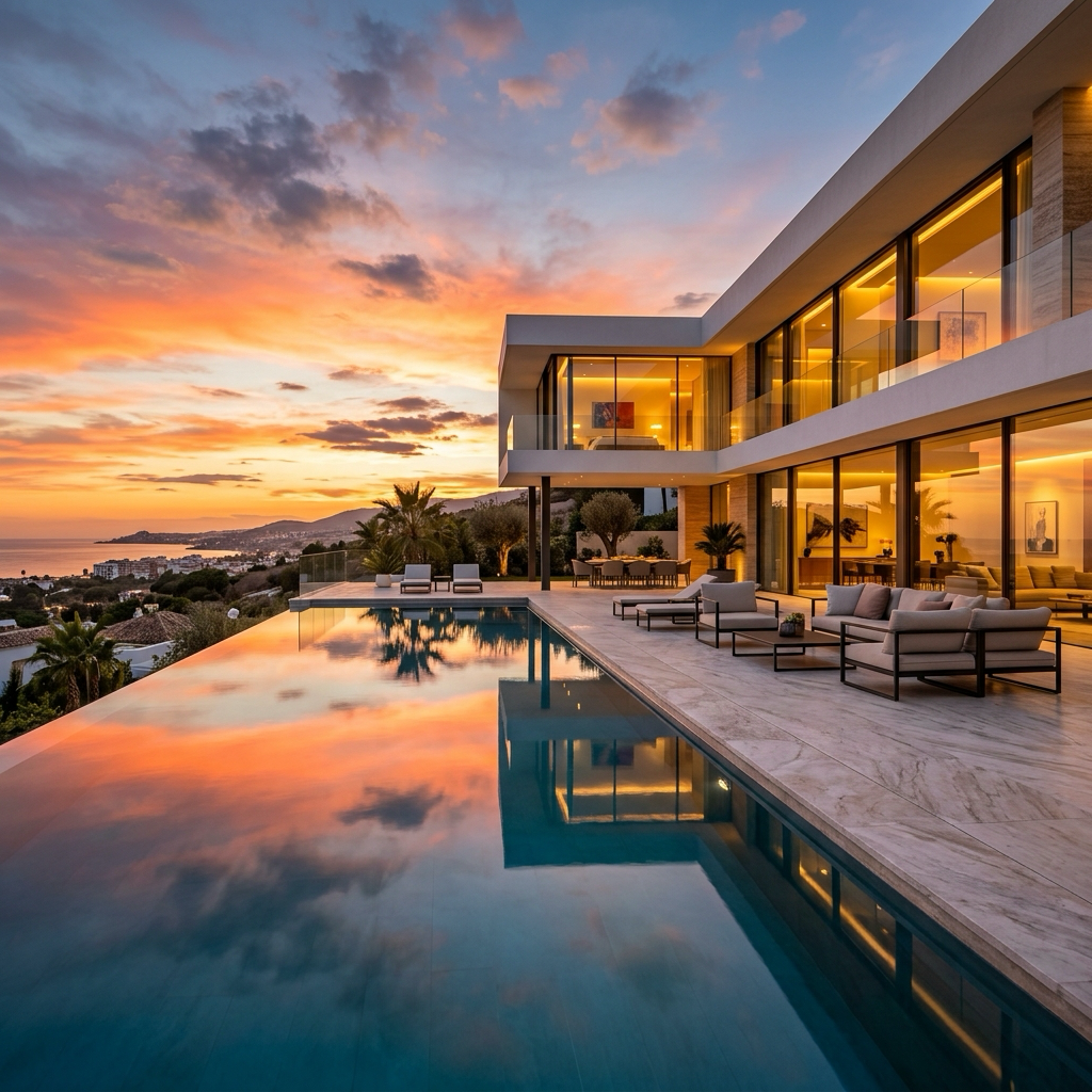Luxury Villa Marbella Night