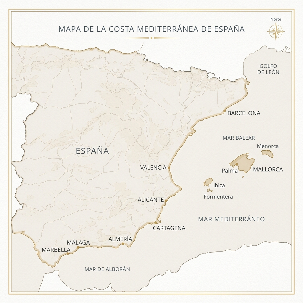 LUREX Real Estate Spain Map Offices